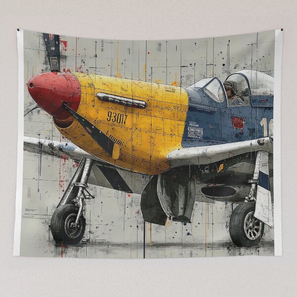 Item preview, Mustang of the Skies – The Legendary P-51 designed and sold by WildInkFusion.