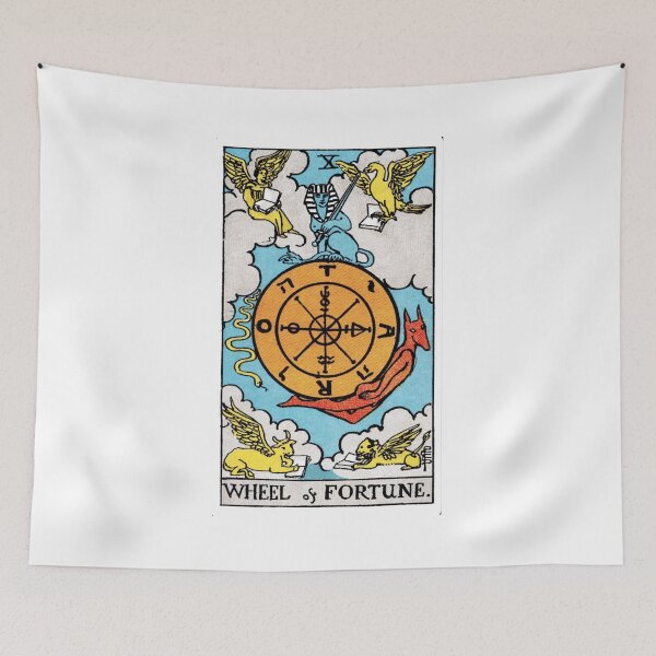 Item preview, The Wheel of Fortune tarot card, The Child designed and sold by Relaxtarot.