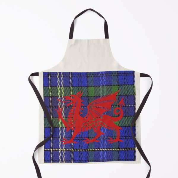 Item preview, Davies Welsh Tartan – Heritage of the Dyfed Line & y Ddraig Goch - the red dragon v4 designed and sold by WheelieGdArt.