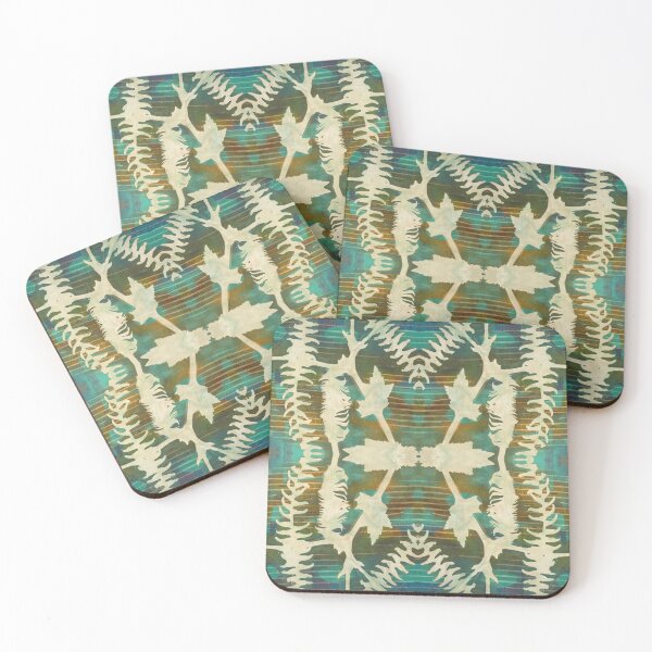 Item preview, Negative Space Monoprint Pattern designed and sold by vallisrowe.