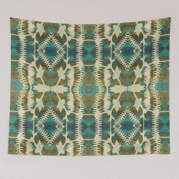 Item preview, Negative Space Monoprint Pattern designed and sold by vallisrowe.