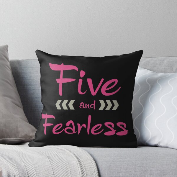 Item preview, Five and Fearless, Fifth Birthday, BD016 designed and sold by Persnicketee.