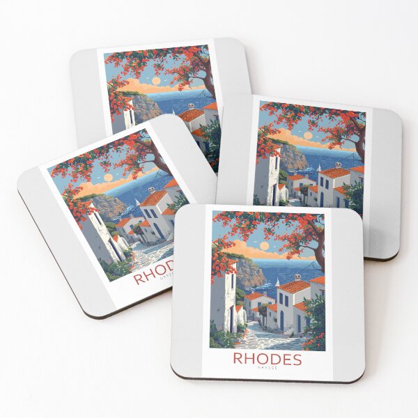 Item preview, Rhodes Greece - Travel Art designed and sold by Marciolini.