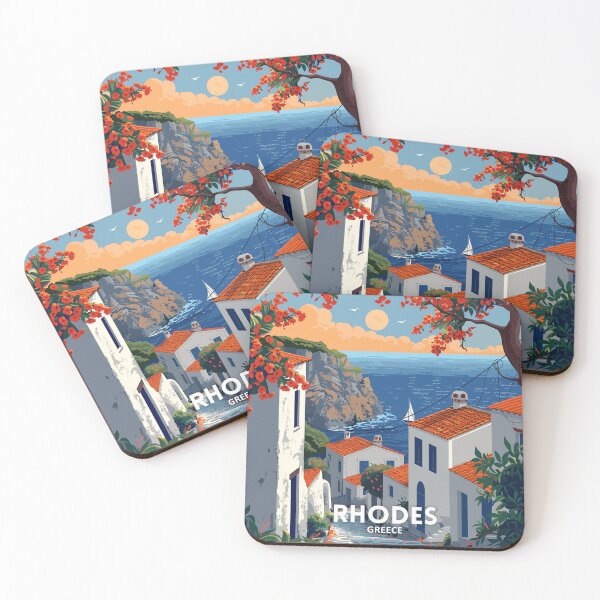 Item preview, Rhodes Greece - Travel art designed and sold by Marciolini.