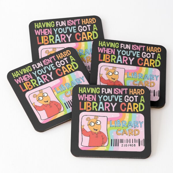 Item preview, Having Fun Isn't Hard When You've Got A Library Card Arthur  Childhood Tee / Having Fun Isn't Hard Christmas Gift Men Woman Kids  designed and sold by Taylor  ART.