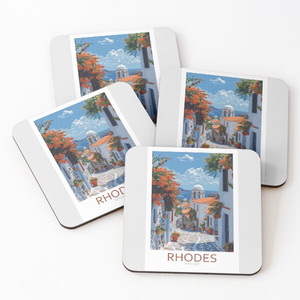 Item preview, Rhodes Greece - Travel Art designed and sold by Marciolini.