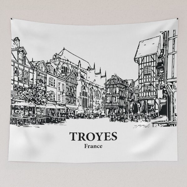 Item preview, Troyes - France designed and sold by Lakeric Cityscapes.