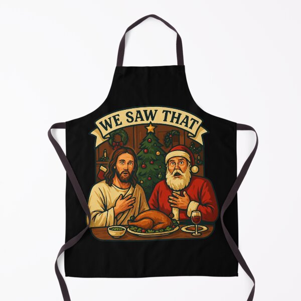 Item preview, We Saw That Jesus Santa Claus Christmas Dinner designed and sold by plushism.