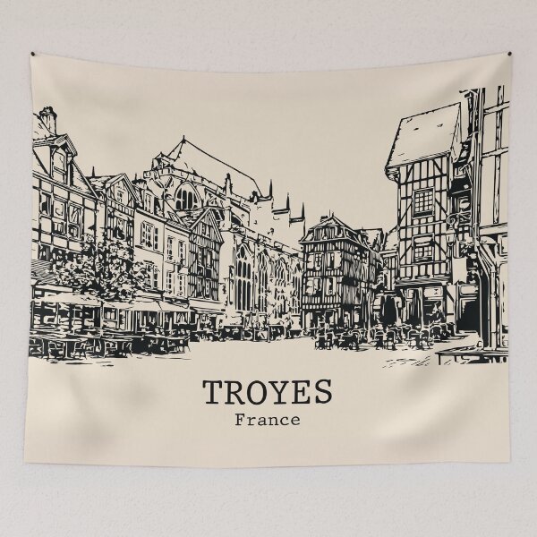 Item preview, Troyes - France designed and sold by Lakeric Cityscapes.