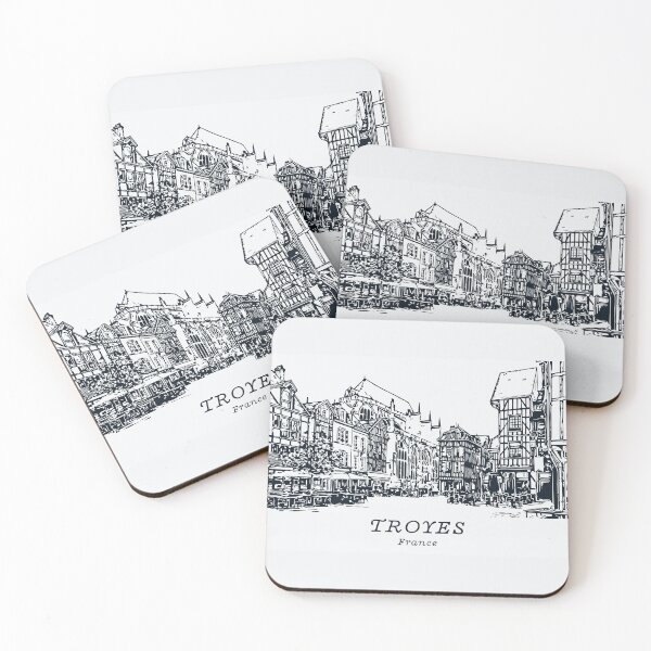 Item preview, Troyes - France designed and sold by Lakeric Cityscapes.