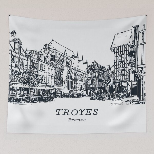 Item preview, Troyes - France designed and sold by Lakeric Cityscapes.