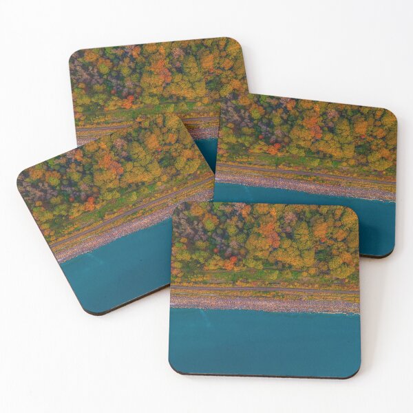 Item preview, Autumn forest meets the sea designed and sold by KGPhotoArt.