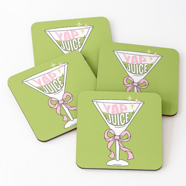 Item preview, Yap Juice Martini Glass Cocktail Sticker designed and sold by Annotated Aesthetic.
