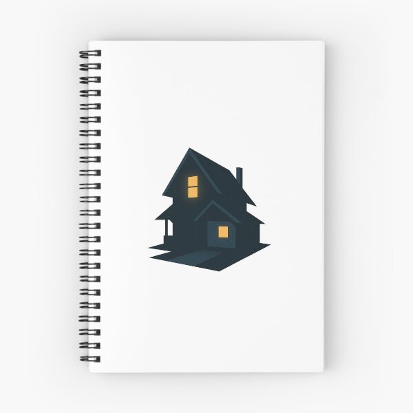 Item preview, Hello Neighbor Fanart - Minimal Eerie Suburban House Silhouette designed and sold by Le Grand Requin.