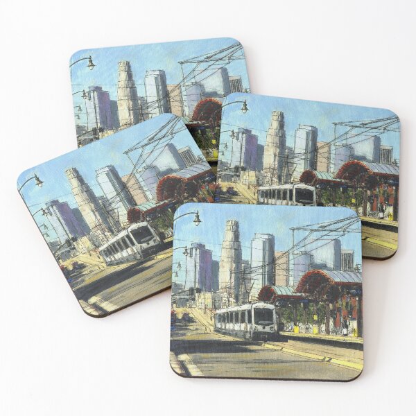 Item preview, 1st Street Train Station LA designed and sold by Randy Sprout Fine Art.