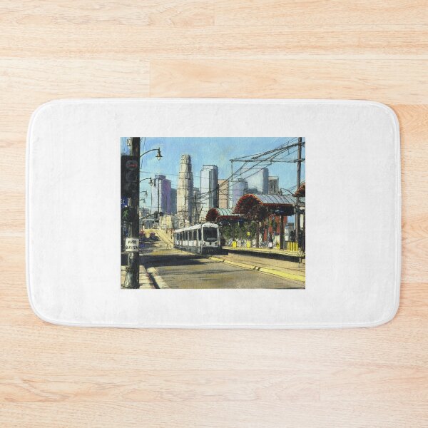 Item preview, 1st Street Train Station LA designed and sold by Randy Sprout Fine Art.