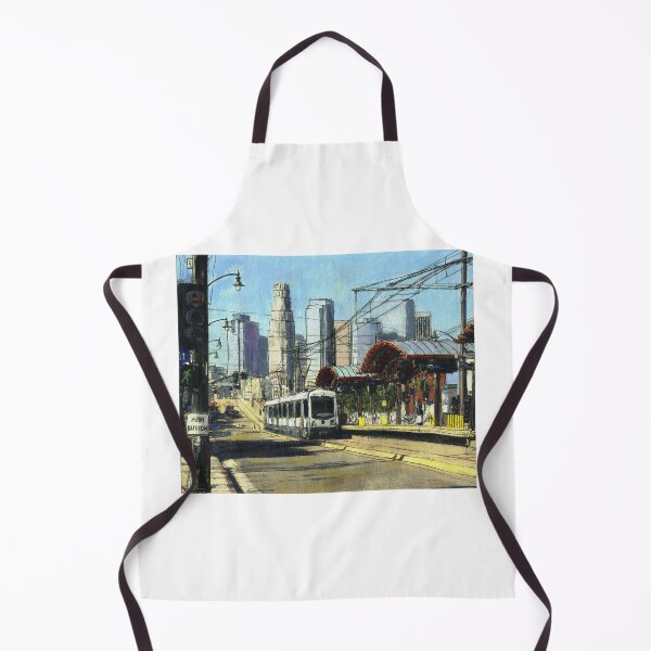 Item preview, 1st Street Train Station LA designed and sold by Randy Sprout Fine Art.