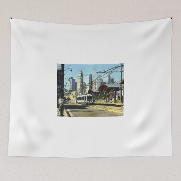 Item preview, 1st Street Train Station LA designed and sold by Randy Sprout Fine Art.