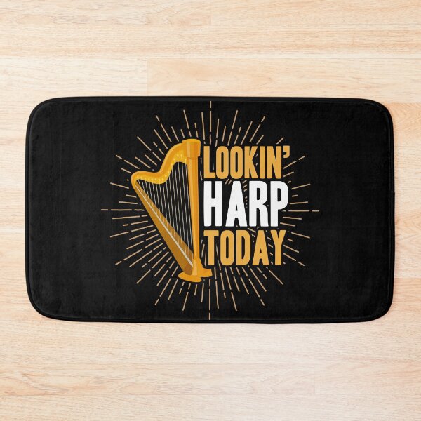 Item preview, Lookin’ Harp Today – Funny Harp Music Pun designed and sold by JA World - Art & Design.