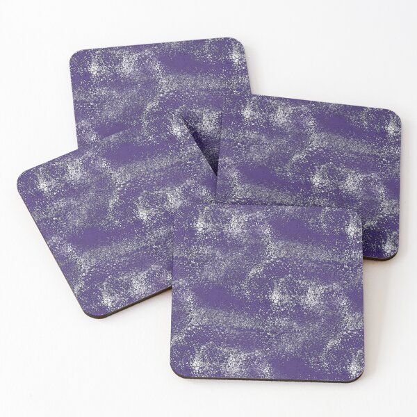 Item preview, Sandy Beach Textured Abstract Pattern in Dark Purple designed and sold by Artistestella.