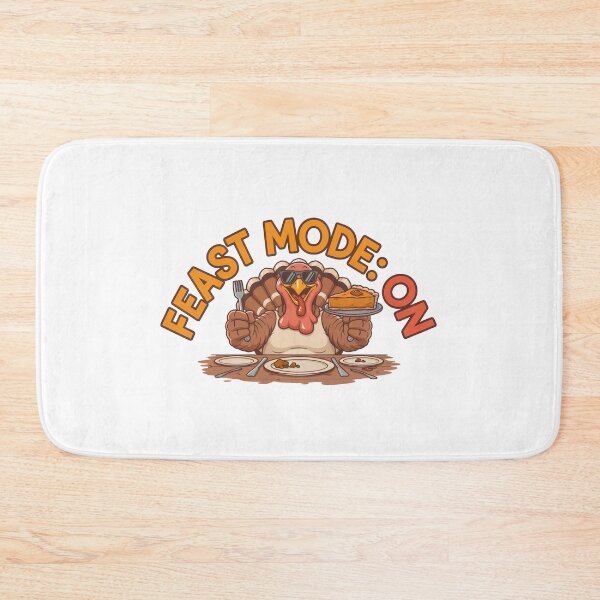 Item preview, FEAST MODE: ON – Funny Thanksgiving Turkey designed and sold by GrzeGorzoG.