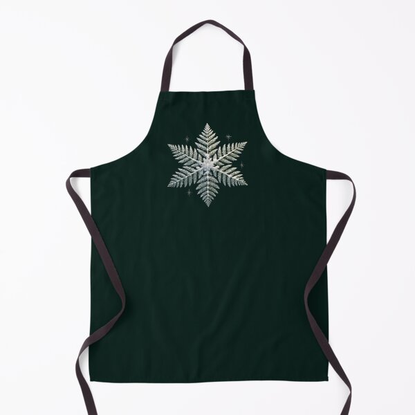 Item preview, Soft Winter Fern – Snowy Botanical Snowflake designed and sold by MalgoRys.