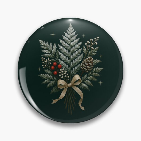 Item preview, Soft Winter Fern Bouquet – Frosted Botanical Christmas Arrangement designed and sold by MalgoRys.