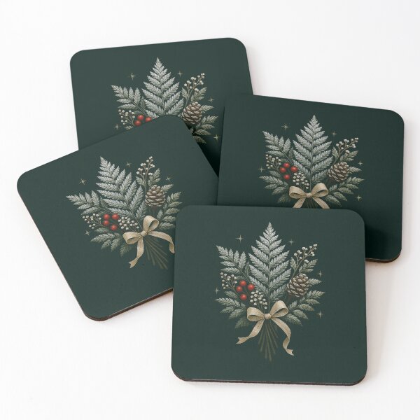 Item preview, Soft Winter Fern Bouquet – Frosted Botanical Christmas Arrangement designed and sold by MalgoRys.