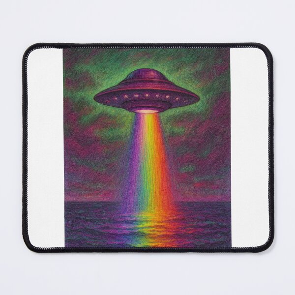 Item preview, UFO Sea Boat Rainbow designed and sold by GBDesigner.