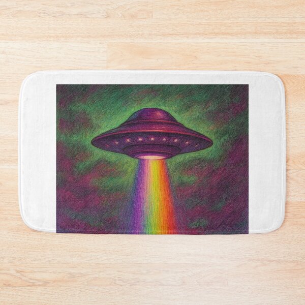 Item preview, UFO Sea Boat Rainbow designed and sold by GBDesigner.
