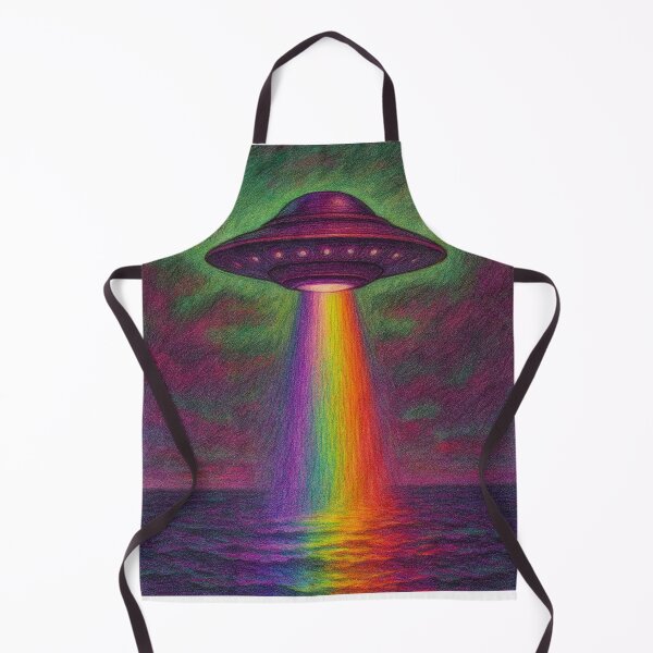 Item preview, UFO Sea Boat Rainbow designed and sold by GBDesigner.