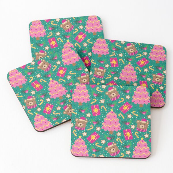 Item preview, A Very Pink Christmas – Whimsical Holiday Pattern Collection designed and sold by FellowSheep.