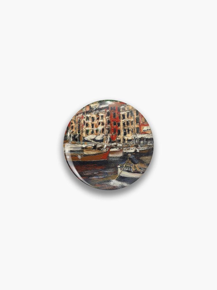 Thumbnail 1 von 3, Button, Portofino Late October designt und verkauft von Randy Sprout Fine Art.
