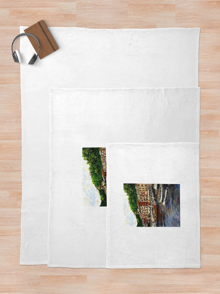 Thumbnail 5 von 6, Fleecedecke, Portofino Late October designt und verkauft von Randy Sprout Fine Art.