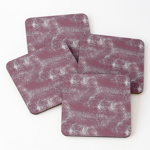 Item preview, Sandy Beach Textured Abstract Pattern in Dark Bugundy designed and sold by Artistestella.