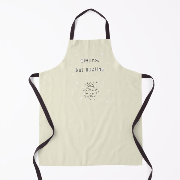 Item preview, Offline but Healing — Soft Neutral Typography designed and sold by mintmono-studio.
