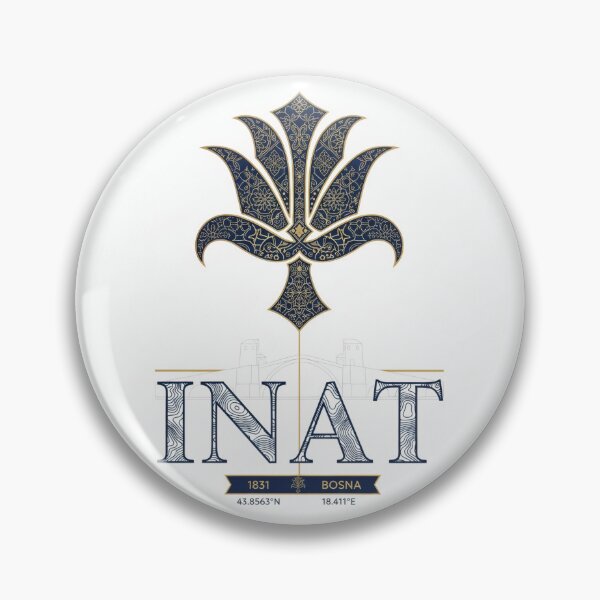 Item preview, Inat 1831 Bosnian Lily Fleur de Lis - Bosnia Herzegovina Flag Pride Gift for Bosniaks Patriotic Design designed and sold by TrendSh0p.