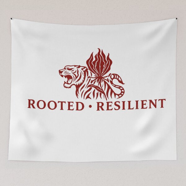 Item preview, Rooted . Resilient - Tamil Tiger designed and sold by Tamil Roots Co..
