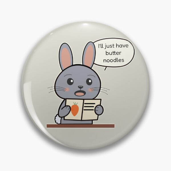Item preview, Butter Noodles Bunny designed and sold by BooberryArt.