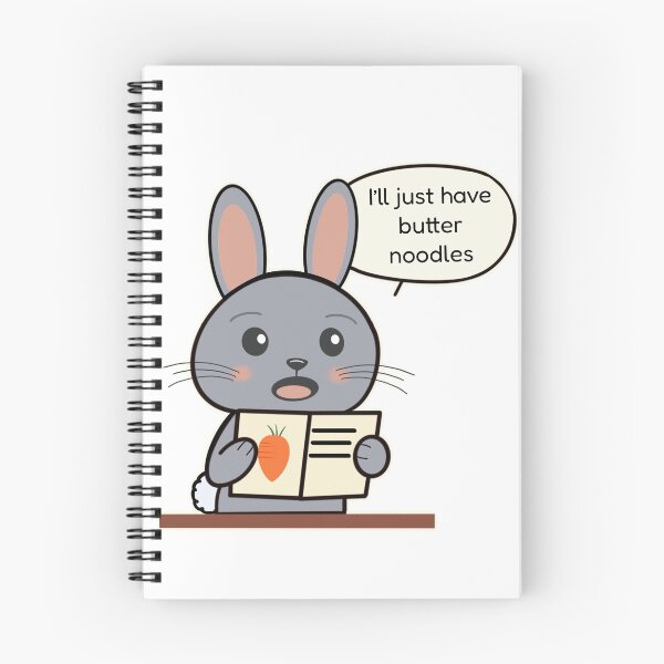 Item preview, Butter Noodles Bunny designed and sold by BooberryArt.