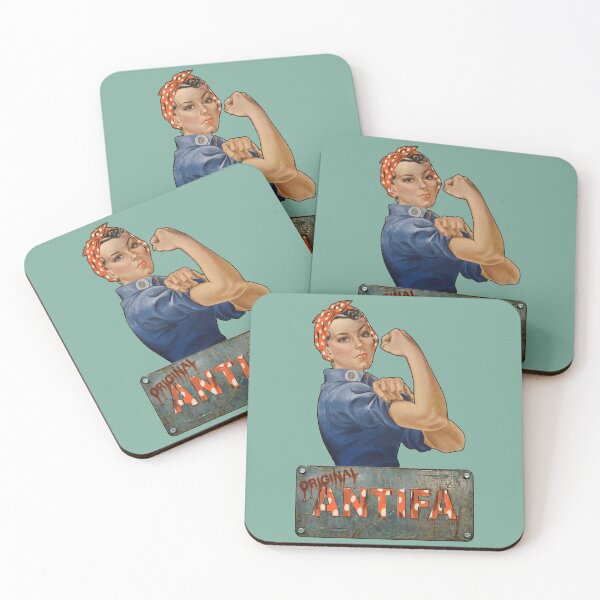 Item preview, Original ANTIFA - Rosie the Riveter designed and sold by AmendmentOne.