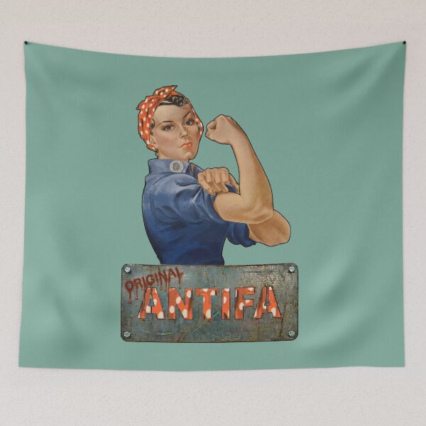 Item preview, Original ANTIFA - Rosie the Riveter designed and sold by AmendmentOne.