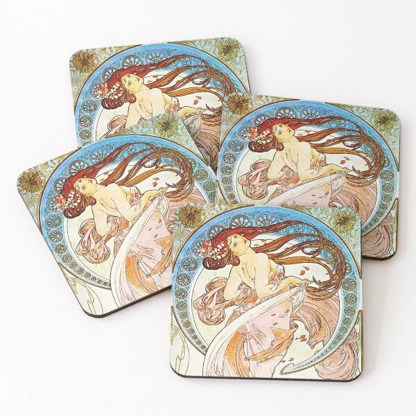 Item preview, Dance by Alphonse Mucha - Art Nouveau Decorative Collection designed and sold by ThanksForToday.