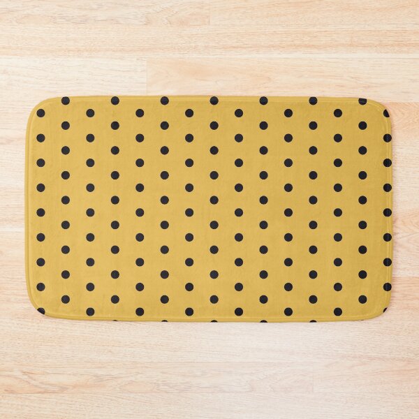 Item preview, Black and yellow polka dot designed and sold by kassiopeiia.