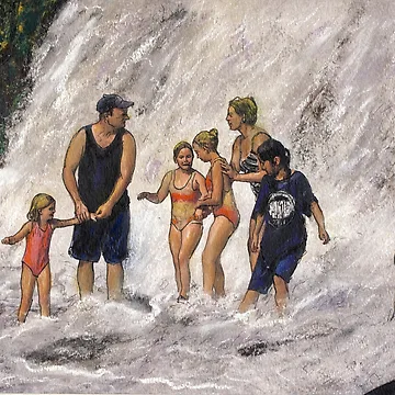 Vorschaubild zum Design Willow River Falls von Randy Sprout Fine Art
