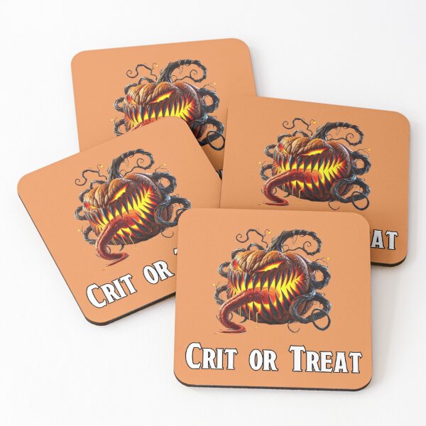 Item preview, DnD Mimic Pumpkin – “Crit or Treat” Halloween Fantasy Monster Design designed and sold by RollForDesignCo.