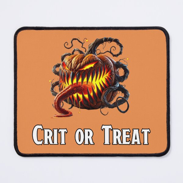Item preview, DnD Mimic Pumpkin – “Crit or Treat” Halloween Fantasy Monster Design designed and sold by RollForDesignCo.