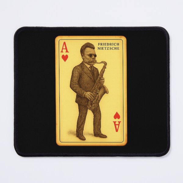 Artikelvorschau, Friedrich Nietzsche Saxophonist entworfen und verkauft von Sarcastic designs.