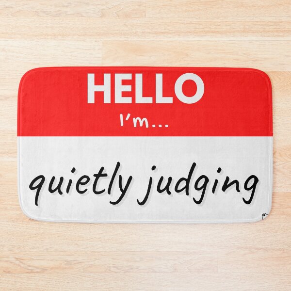 Item preview, Hello I’m Quietly Judging – Red designed and sold by buglevel.