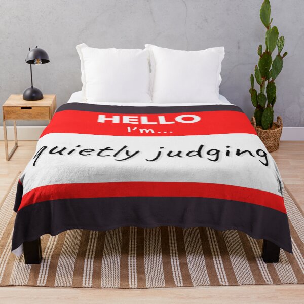 Item preview, Hello I’m Quietly Judging – Red designed and sold by buglevel.